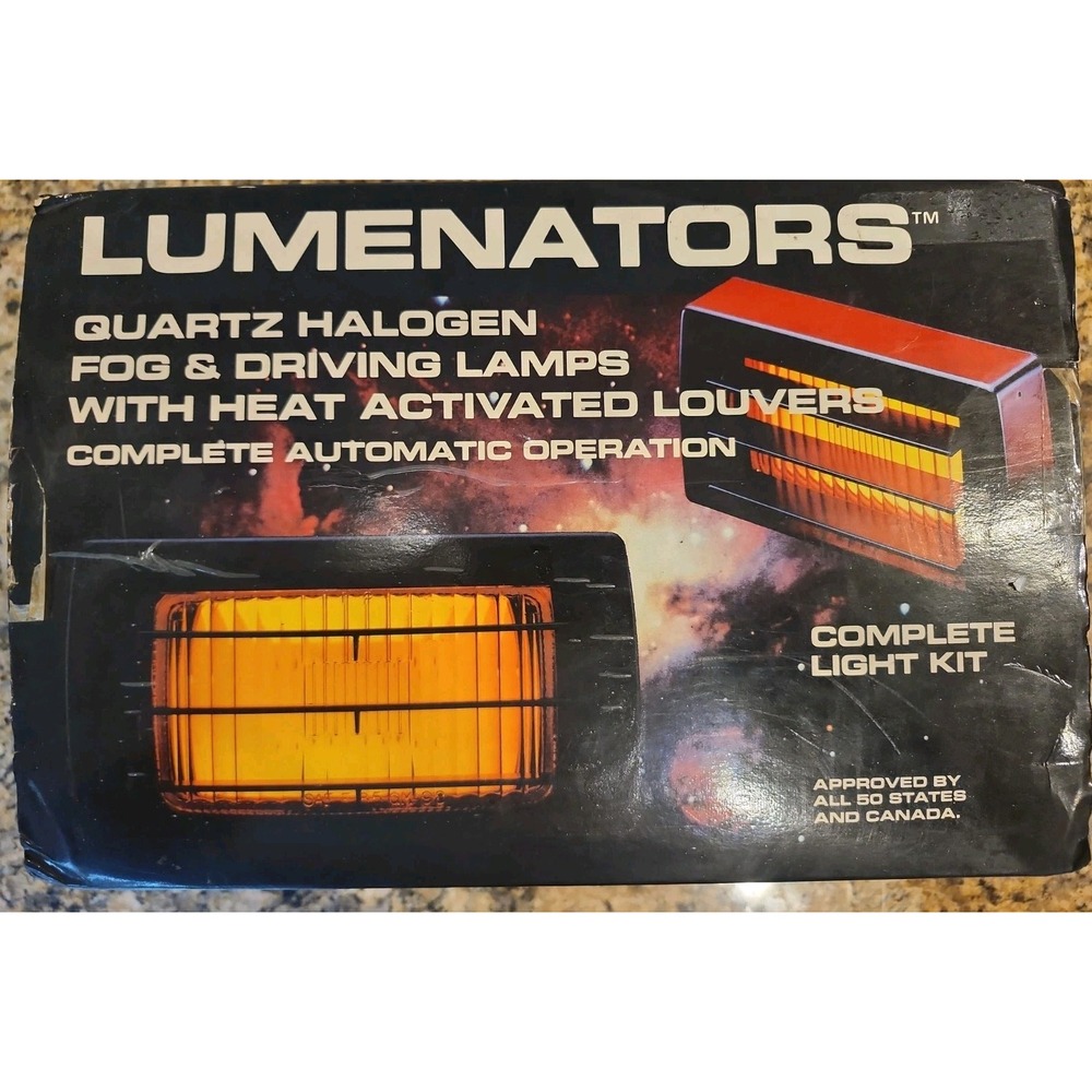 Blazer Luminators Fog Driving Light Automatic Louvered Quarts Halogen